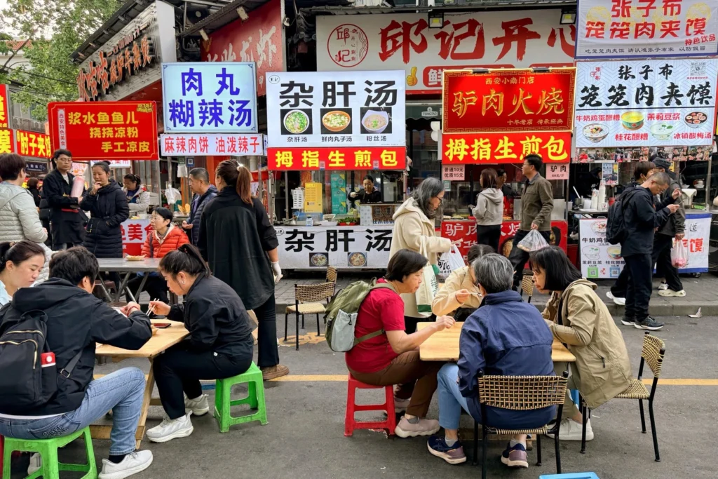 Forget the Tourist Crowds Xians Real Morning Markets Are Better