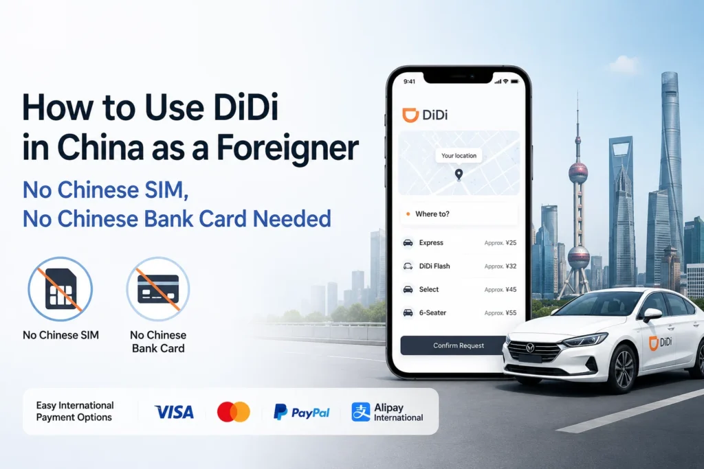 how to use DiDi in China as a foreigner3