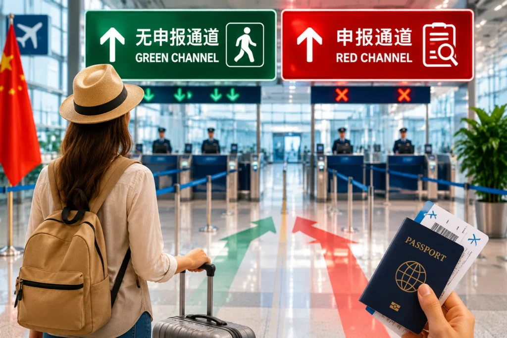 China Customs Green vs Red Channel – Pick Wrong Pay Fine