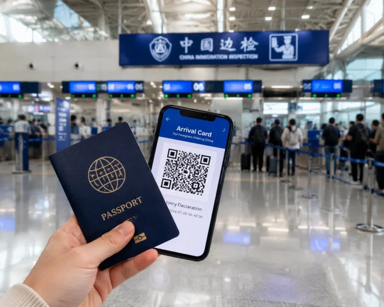 Skip the China Arrival Card Paper Form WeChat Mini Program Is Faster