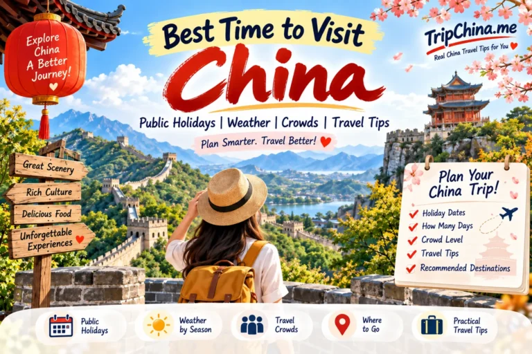 Best time to visit China guide with public holidays, weather, crowds and travel tips
