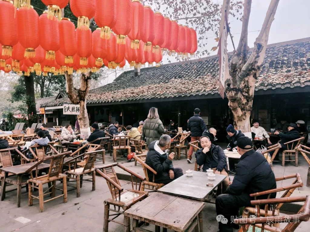 Pengzhen Old Street Streetside Tea and Local Life 3